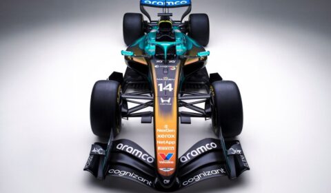 Aston Martin unveils special colour-shifting Monaco GP livery