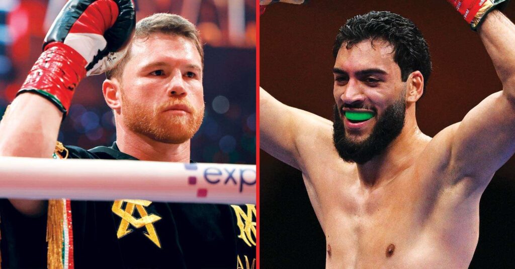 Canelo Alvarez tells Hamzah Sheeraz who he must face to 'earn' a shot at him