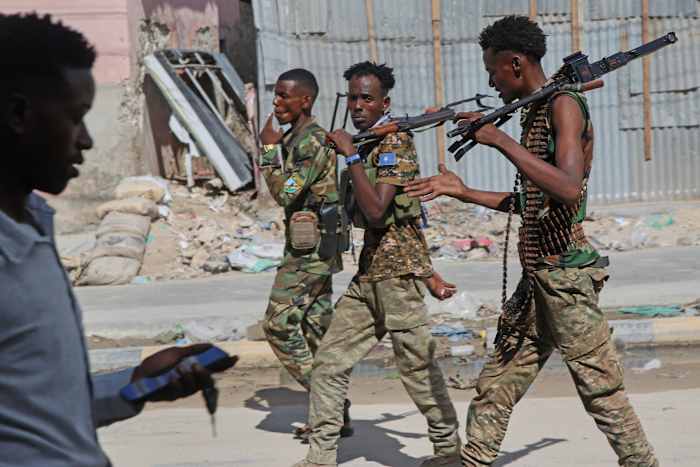 Clashes erupt in Somalia's capital ahead of a planned anti-government rally