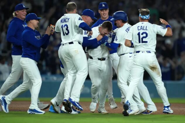 Dalton Rushing helps Dodgers storm back in ninth for wild walk-off win over Orioles