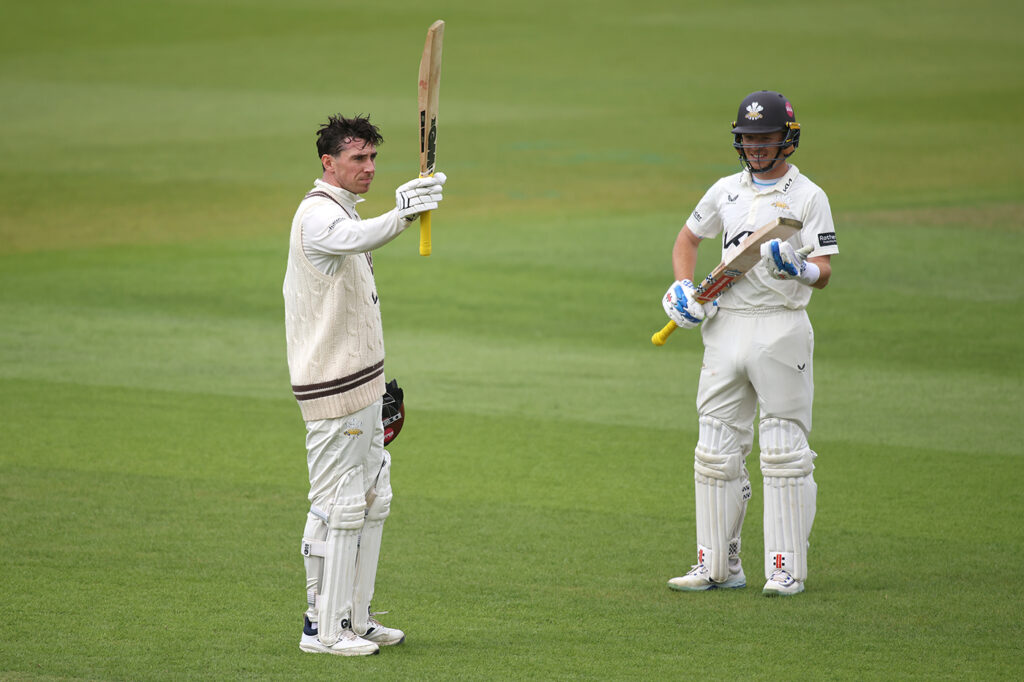 Dan Lawrence double-hundred puts Surrey in charge