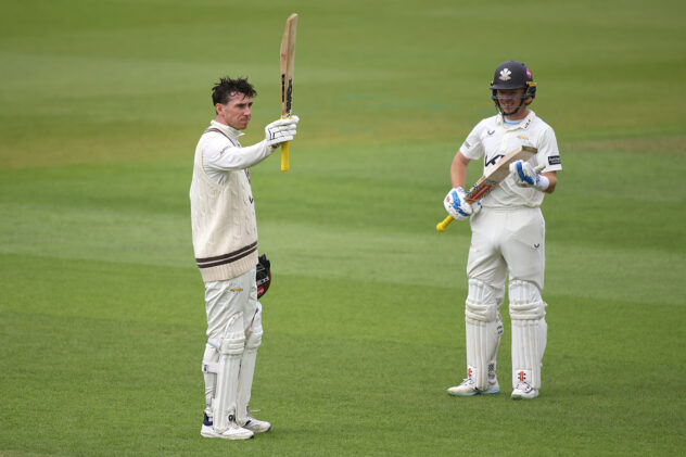 Dan Lawrence double-hundred puts Surrey in charge