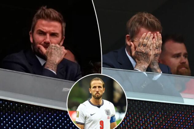 David Beckham was tortured during England’s brutal World Cup draw with Ghana