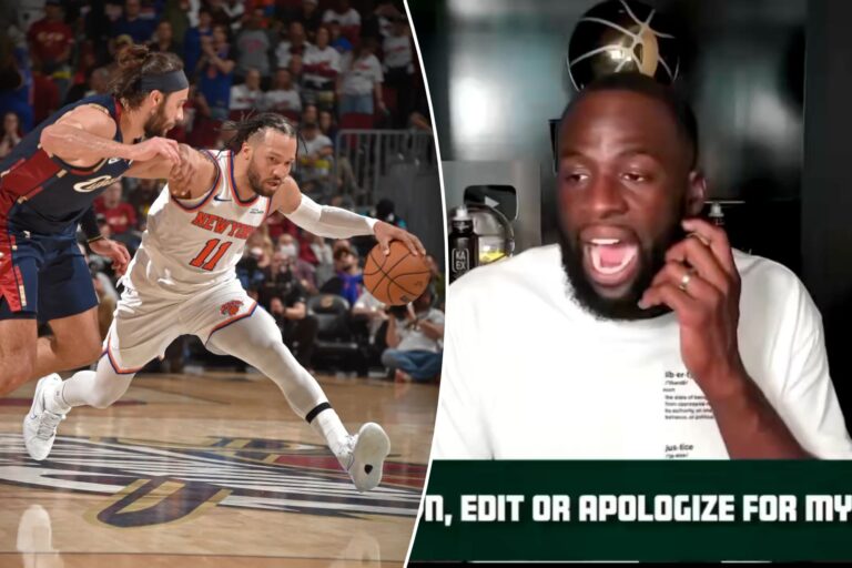 Draymond Green takes profane shot at Knicks, ‘doubles down’ on Jalen Brunson worry