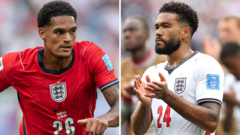 England right-backs Quansah and James out of DR Congo game