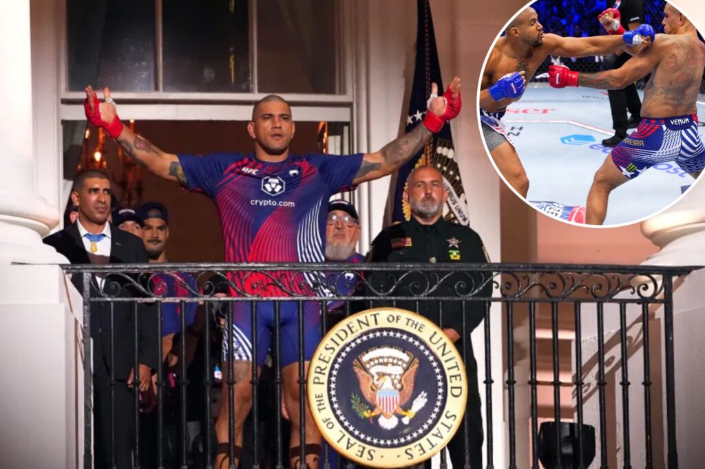 Even in defeat, Alex Pereira’s unicorn status secured on White House lawn