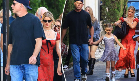 Exes Jessica Simpson and Eric Johnson reunite for son Ace’s 6th grade graduation