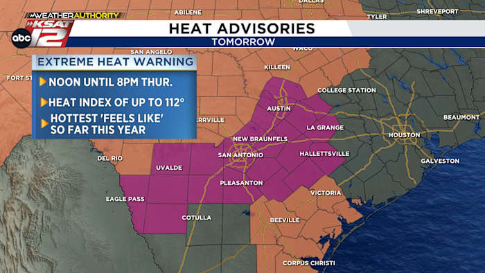🚨Prepare for dangerous heat Thursday🚨