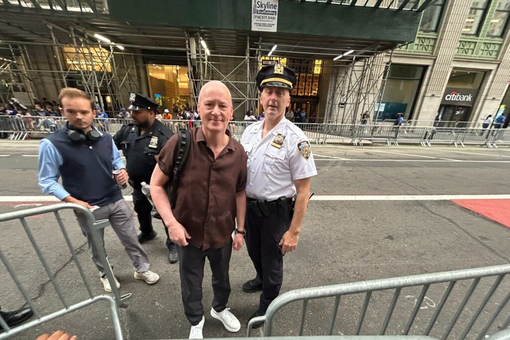 Famed TV host says he was ‘flattened’ by police during Knicks parade