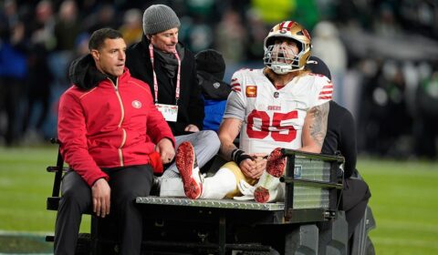George Kittle puts NFL on blast as stadiums bend knee to FIFA for grass fields: 'We know it's possible'
