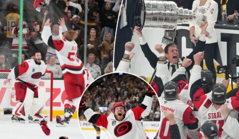 Hurricanes’ relentless defense shuts out Golden Knights to capture first Stanley Cup title in 20 years