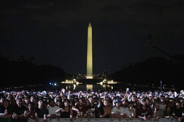 Inside the crowd drawn to Trump's unusual UFC fight night at the White House