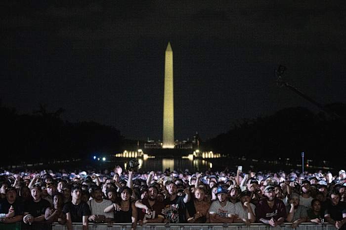 Inside the crowd drawn to Trump's unusual UFC fight night at the White House