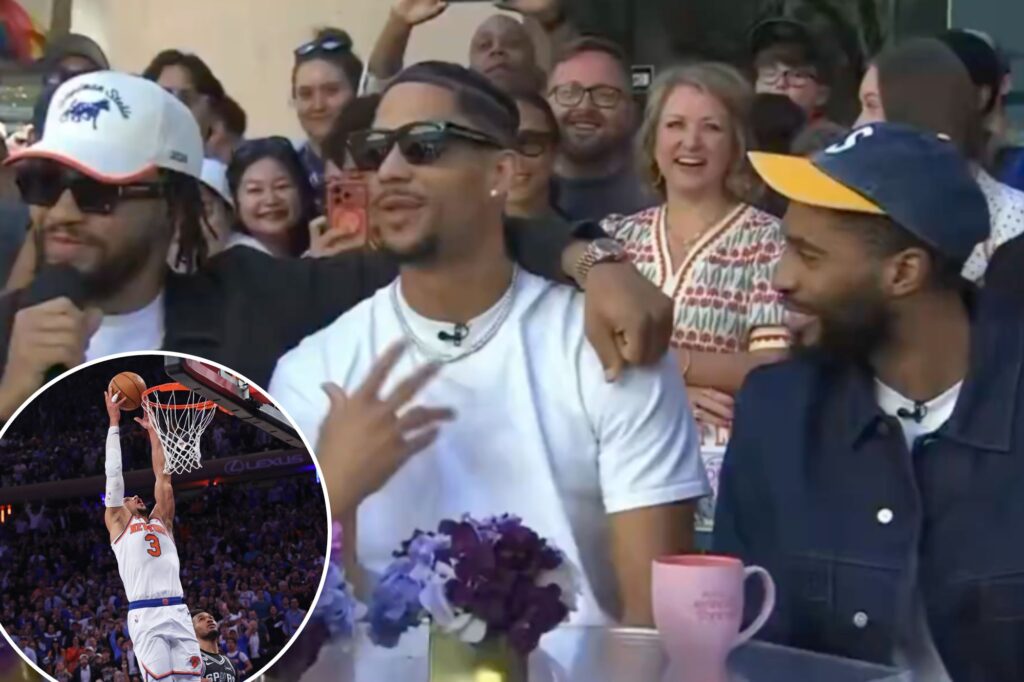 Jalen Brunson mocks Josh Hart over missed layup that nearly doomed Knicks