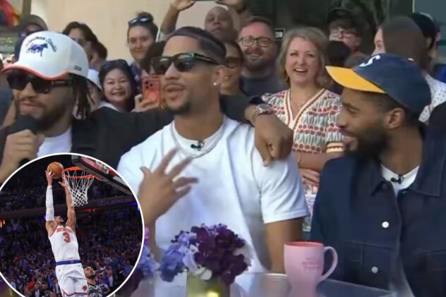Jalen Brunson mocks Josh Hart over missed layup that nearly doomed Knicks
