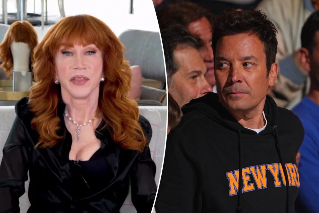 Kathy Griffin claims she’s banned from Jimmy Fallon’s ‘Tonight Show’ for being ‘too inappropriate, controversial’