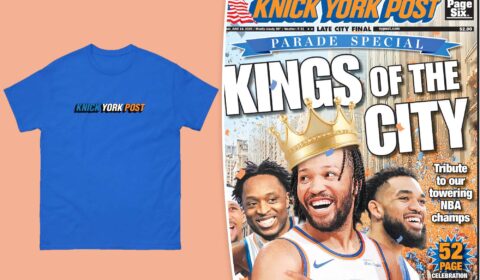Knick York Post: Celebrate the team’s historic win with our limited-edition tee