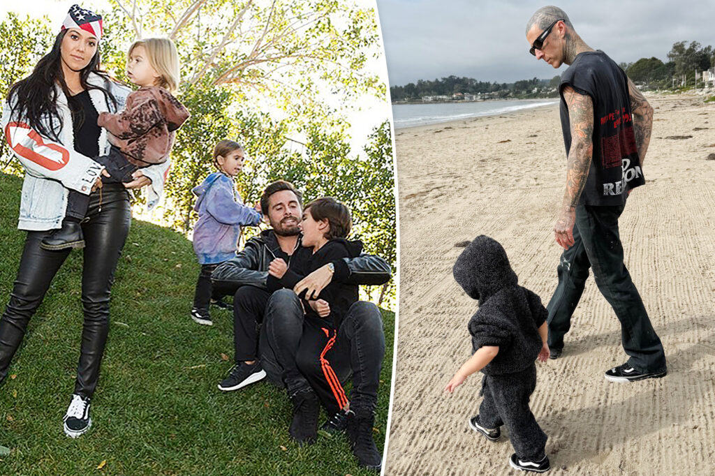 Kourtney Kardashian snubs Scott Disick in gushing Father’s Day tribute to Travis Barker
