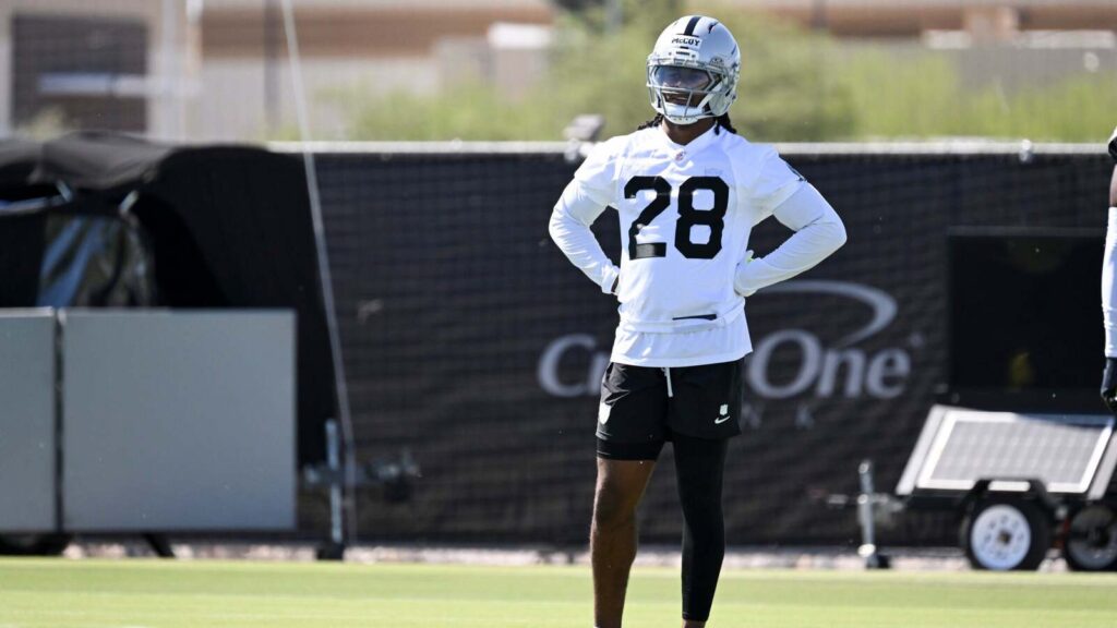 Las Vegas Raiders’ plan for rookie CB Jermod McCoy may be going even better than it looks from the outside