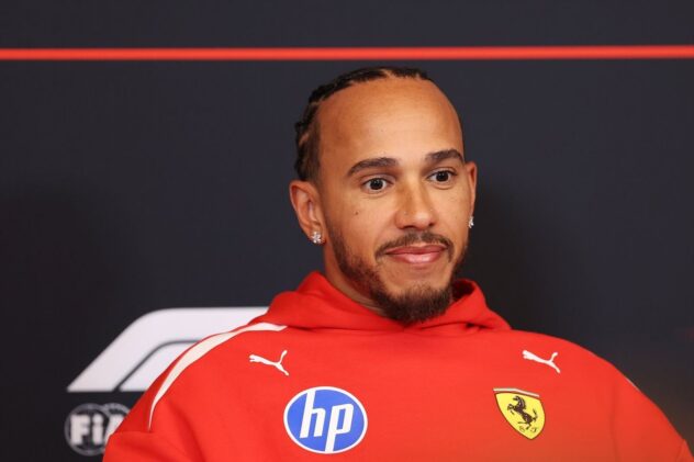 Lewis Hamilton drives custom 1984 Buick Regal as F1 driver explores lowrider culture