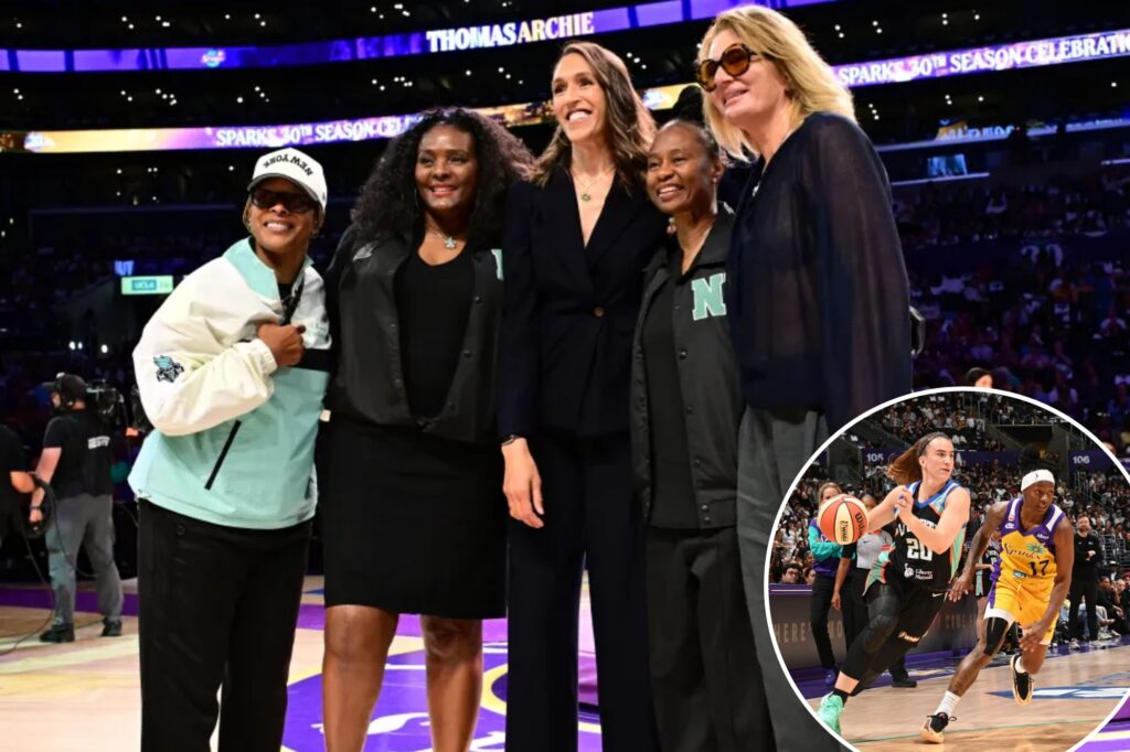 Liberty receive surprise pregame visit, message from franchise legends: ‘Do things the New York way’