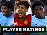Manchester City 2-1 Man United - FA Youth Cup final PLAYER RATINGS: Who was a 'total menace' to the Red Devils? Which star channelled Jeremy Doku? But JJ Gabriel was 'completely eliminated' from the game