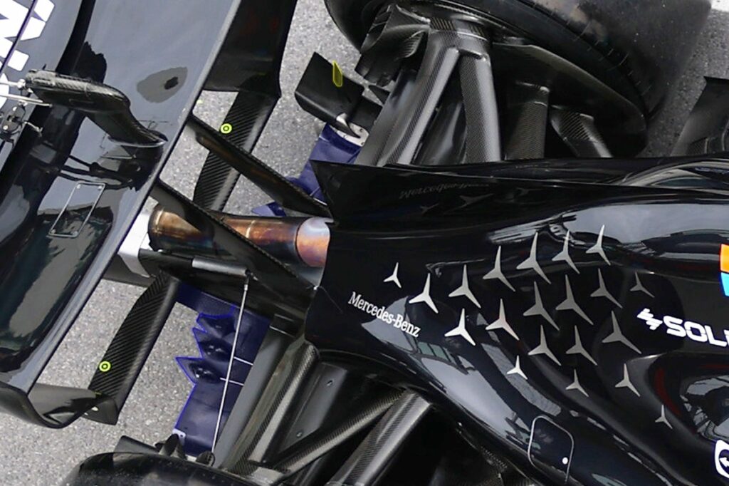 Mercedes' unique diffuser design and why it stands out from the rest of the grid