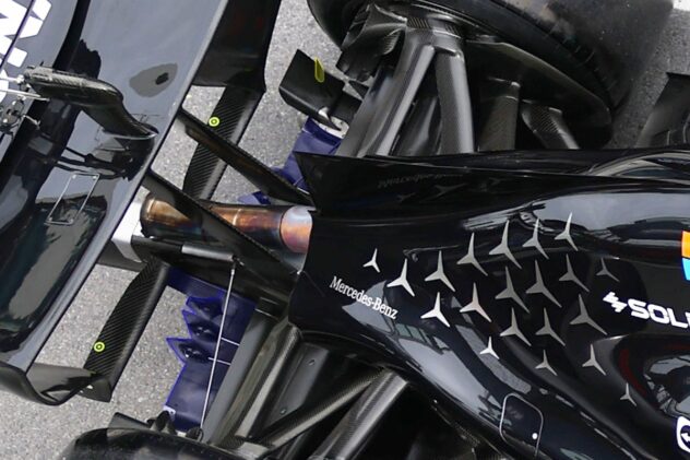 Mercedes' unique diffuser design and why it stands out from the rest of the grid