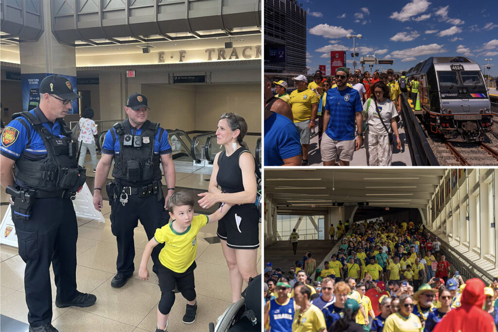 NJ Transit touts bizarre ‘feel-good’ World Cup story after mom and son missed train to MetLife amid travel chaos