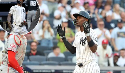 No cup, no problem— Jazz Chisholm Jr. returns one day after painful foul ball to mash homer
