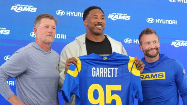 Patriots Super Bowl champion has strong reaction to Rams' trade for All-Pro DE Myles Garrett