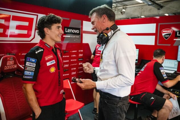 Pirelli's Brno test ends with Aprilia on top and minor crash for Marc Marquez