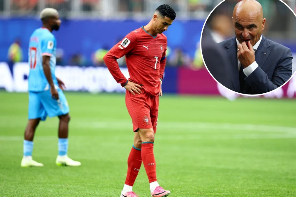 Portugal coach defends not subbing out Cristiano Ronaldo in rough World Cup tie: ‘Makes no sense’