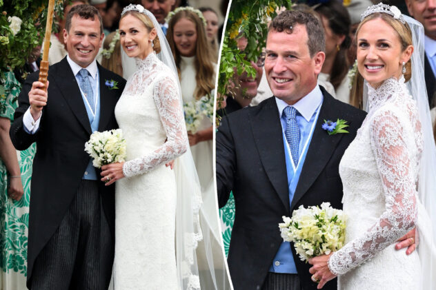 Queen Elizabeth’s grandson Peter Phillips marries fiancée Harriet Sperling in fairytale wedding
