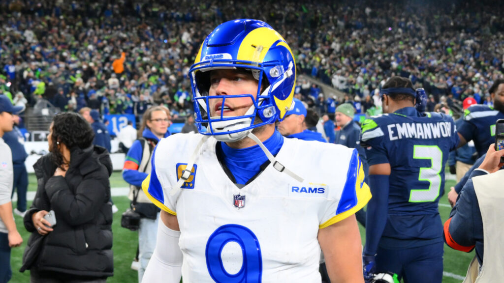 Rams' Matthew Stafford makes promise to 'annoying' Ty Simpson