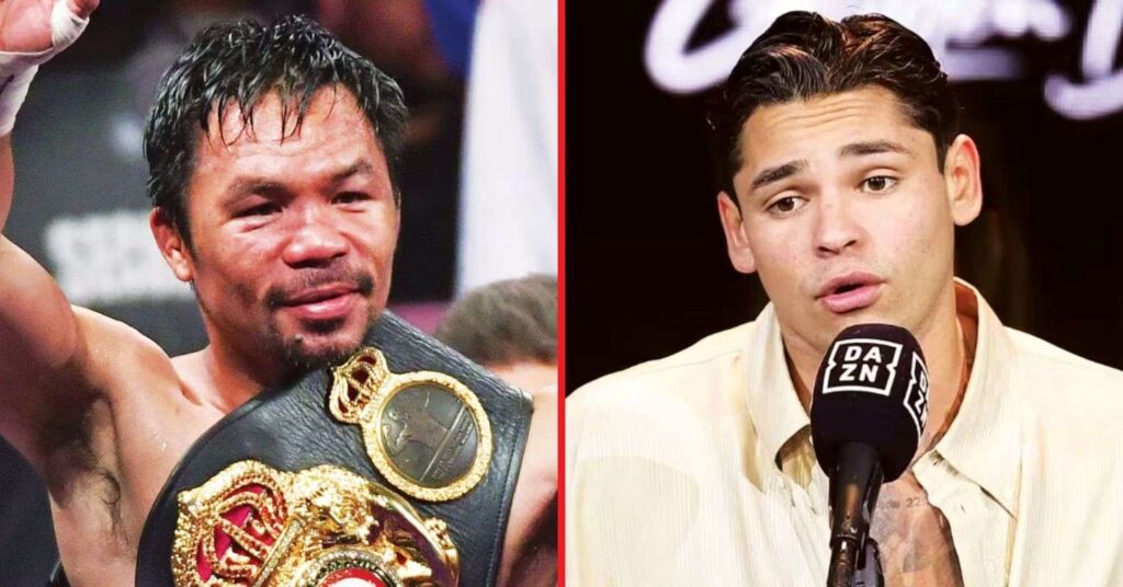 Ryan Garcia names the current world champion Manny Pacquiao can beat to make history