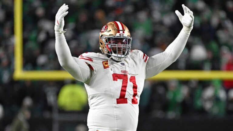 San Francisco 49ers O-lineman believes 2027 will be final season