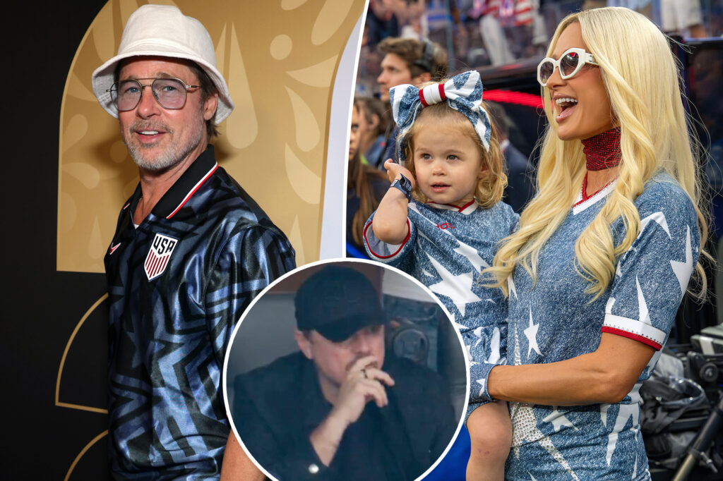 Team USA’s World Cup game against Turkey jam-packed with slew of A-listers: Brad Pitt, Paris Hilton and more
