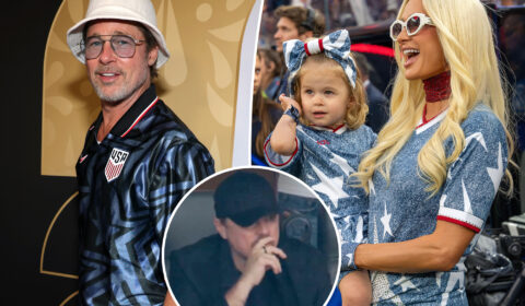 Team USA’s World Cup game against Turkey jam-packed with slew of A-listers: Brad Pitt, Paris Hilton and more