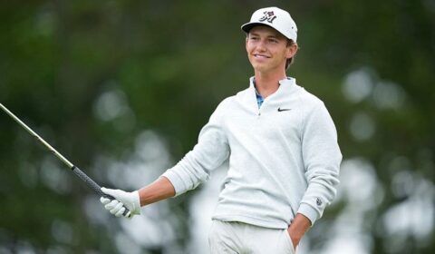 Teenage golfer Miles Russell delivers his dad an all-time Father's Day experience during US Open final round