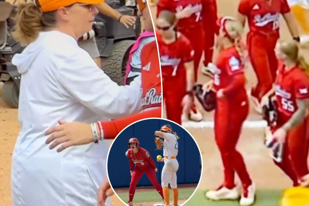 Texas Tech softball star’s dad goes on wild Tennessee rants in College World Series handshake drama