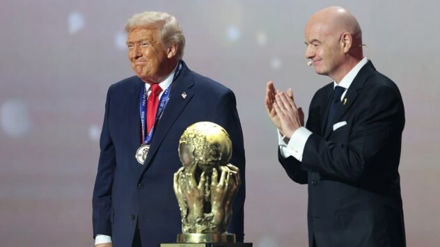 Trump set to deliver World Cup Final trophy alongside Gianni Infantino, FIFA president says