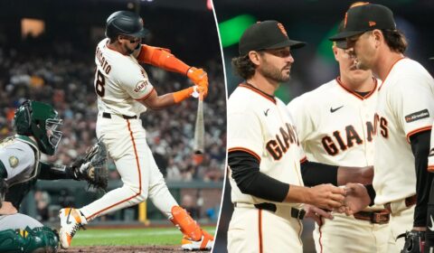 Tyler Mahle shines, Giants walk off A’s with two homers in ninth