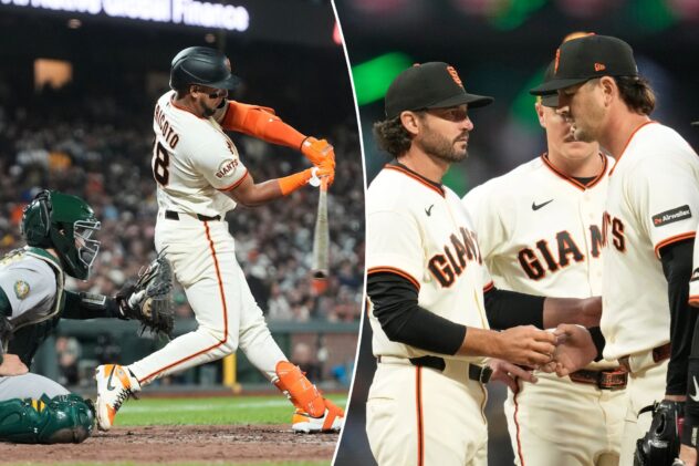 Tyler Mahle shines, Giants walk off A’s with two homers in ninth