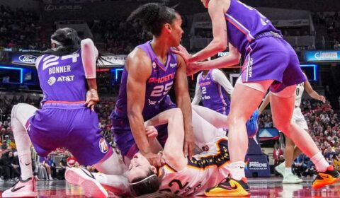 WNBA suspends Alyssa Thomas for 'recklessly' hitting Caitlin Clark in throat during scramble