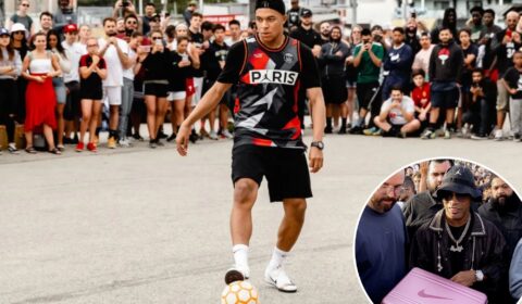 World Cup fever taking over Venice Beach with stars like Ronaldinho, Mbappe and Chicharito fueling soccer’s revolution