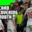 World Cup first sees Almiron sent off for covering mouth