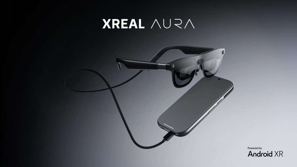 Xreal Aura Ships This Fall, With Snapdragon Reality Elite In Its Puck