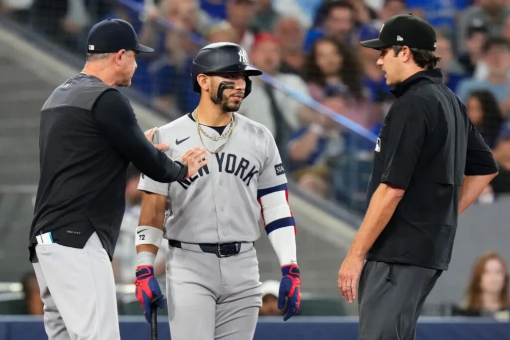 Yankees’ Jose Caballero calls for clarification of pitch clock rules after spicy umpire quibble