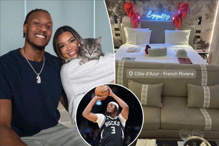Bucks center Myles Turner gets engaged to girlfriend at iconic movie locale: ‘Chosen One’